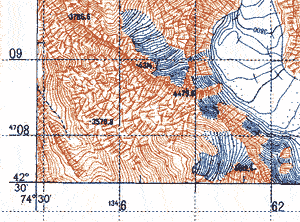 Сетка, совмещенная с сеткой топоосновы