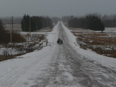 02.01.2008. Трасса Бежаницы - Кудеверь около Махново